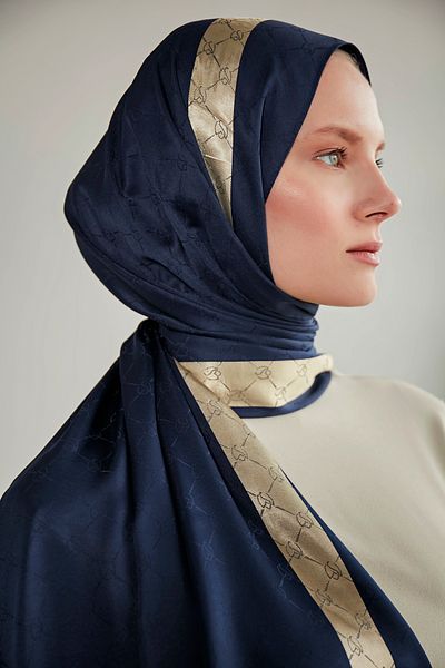 Scarf Gi Luxury Jacquard Shawl -4-