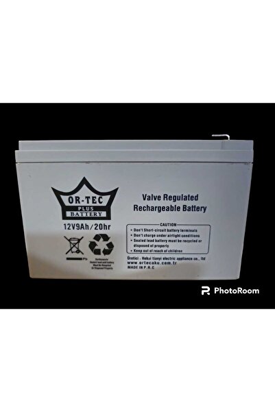 ORTEC 12v  9 Ah Bakımsız Kuru Akü 9 AMPER