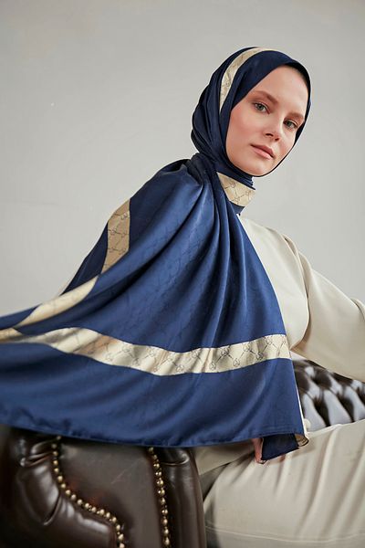 Scarf Gi Luxury Jacquard Shawl -4-