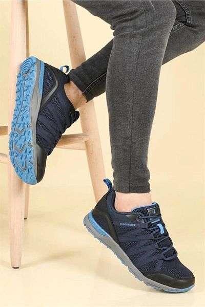lumberjack Pantofi sport pentru bărbați, cu produse anatomice, albastru bleumarin Dora 4FX