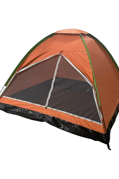 Genel Markalar Csa 4 Kişilik Çadır Kamp Çadırı Turuncu 200x200x135 Cm