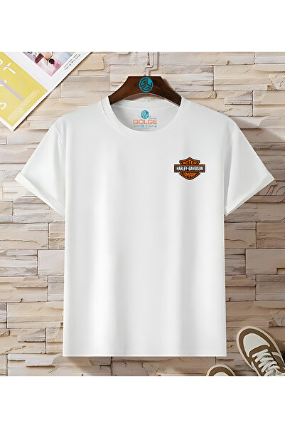 Gölge Store Tricou unisex supradimensionat cu pălărie de motocicletă și imprimeu cu craniu