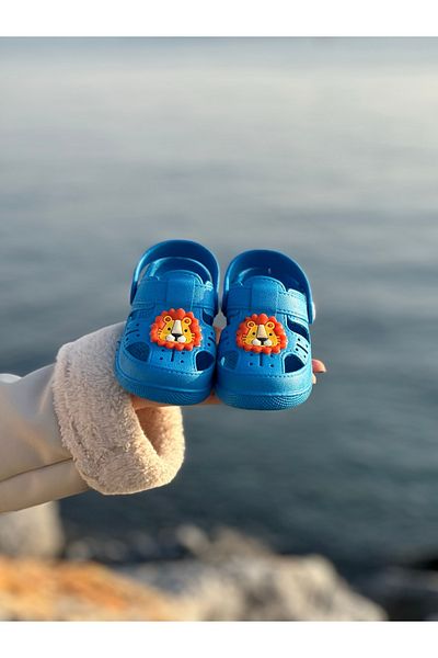 Bold Boutique Детски сандали чехли с фигурки на животни с ортопедични неплъзгащи се подметки