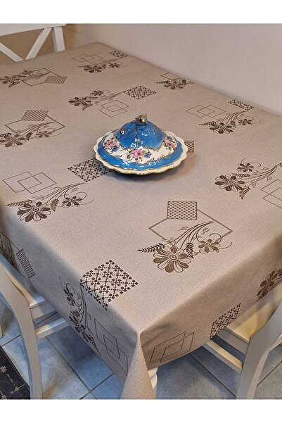 Başak Ev Tekstili Linen Textured GlitterPVCTable Cloth