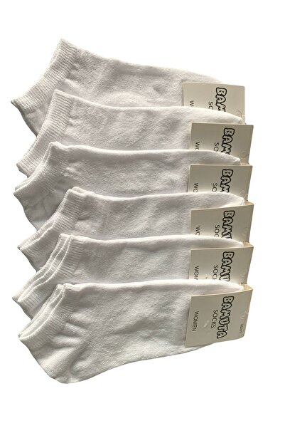 Bamuta Patik Çorap 6lı Beyaz