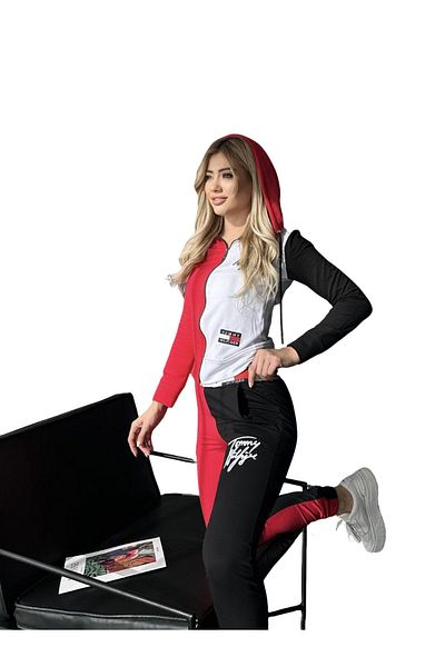 Tommy Sports Hooded Tracksuit Set