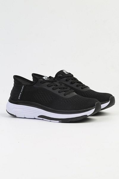 Pierre Cardin ®   IMPORT Pantofi sport pentru bărbați, alb, negru, PCI-10100