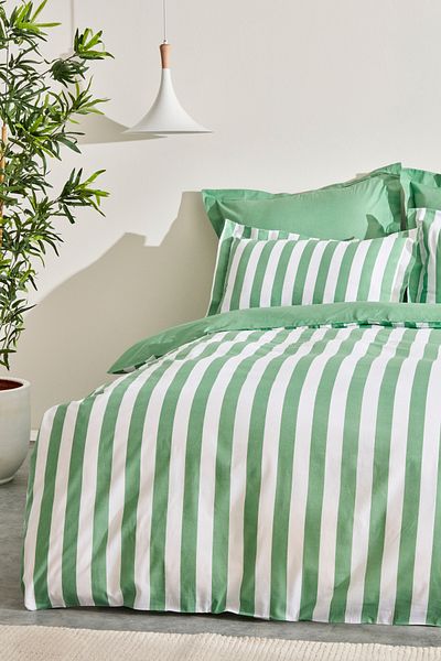 Karaca Home Σετ Παπλωματοθήκη Μονή Brine 100% Βαμβακερή Πράσινη PP