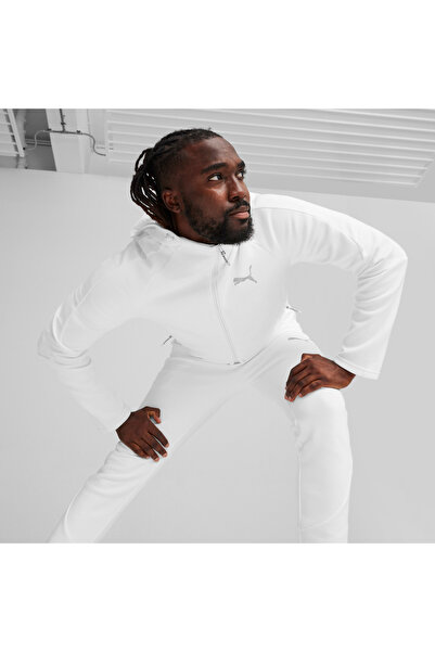 Puma Evostripe Full-Zip Men's White Sweatshirt 67899502