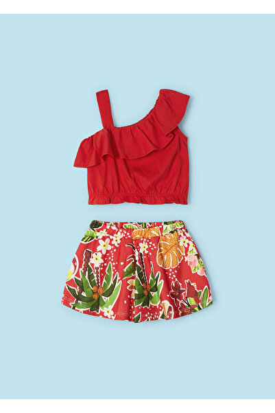 MAYORAL Girl's Double Set-Red