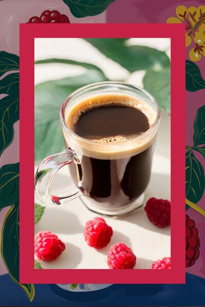 Mim and More Raspberry Coffee - Ahududu Aromalı Kahve Çekirdek Kahve, 200 gr