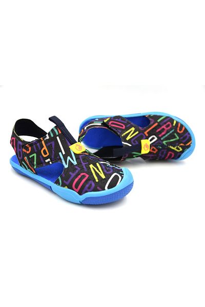 Dudino Queen (2C85C278) Velcro Phlon Light Sole Πανί Σανδάλια με κλειστά δάχτυλα ΠΟΛΥΧΡΩΜΑΤΙΚΑ