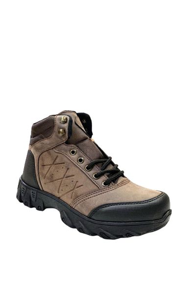 BEYAZ (Dragon) Μπότες Unisex με αντιολισθητική σόλα Thermo με κορδόνια & φερμουάρ ΚΑΦΕ