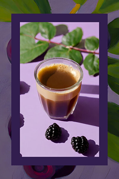 Mim and More Berry Coffee - Böğürtlen Aromalı Kahve Filtre Kahve, 200 gr
