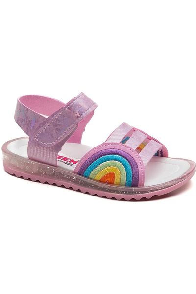Prego (arzen) Orthopedics Thermo Non-Slip Sole Velcro Girls' Sandals Pink