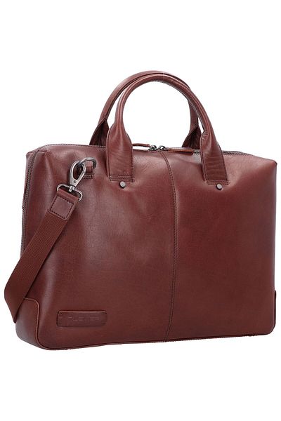 Plevier Basalt Aktentasche Leder 43 cm Laptopfach