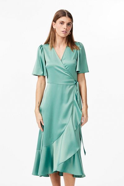 YAS. YASTHEA Midi Wickelkleid - 2/4 Größe, S. Noos Modell