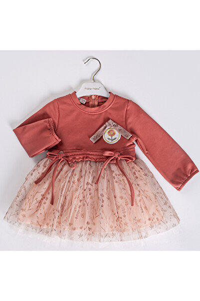 Genel Markalar NOYNOY BÜZME KEMERLİ TÜL ETEKLİ 2İP ELBİSE