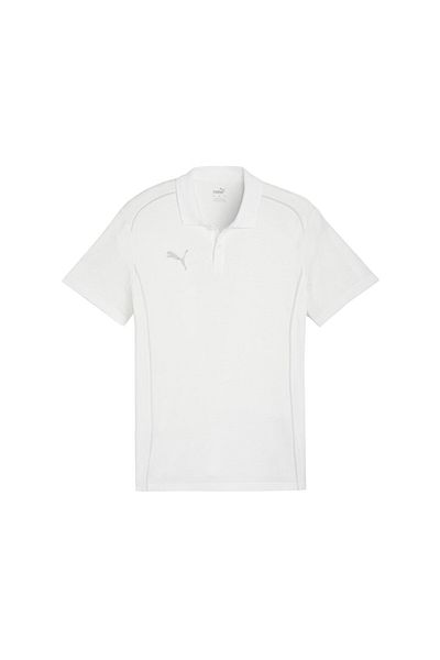 Puma Teamfinal Casuals πόλο προπόνηση ανδρικού ποδοσφαίρου μπλουζάκι πόλο65853504 Λευκό