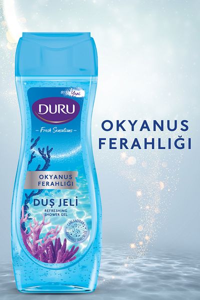Duru Fresh Sensations Ocean Freshness Shower Gel 3x450ml