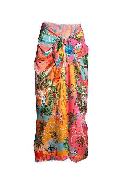 Bolder Elena Surf Sunny Σατέν Παρεό - 145*100