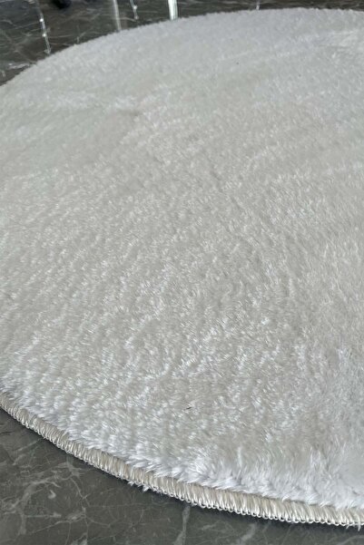 tropikal home White Post Plush Cutting Carpet - Runner, Non-Slip Base and Washable Fluffy