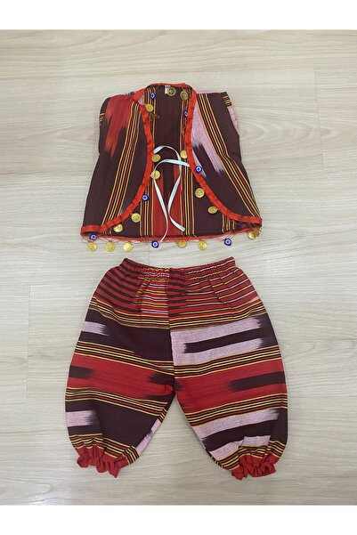 DİNÇLER TEKSTİL Keşan Dress Children's Vest-shalwar Lira Suit