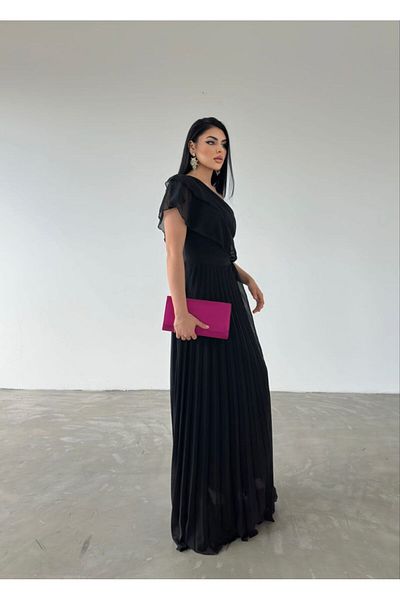 Secret Passion Lingerie NEW MODEL PLEATED LINED CHIFFON EVENING DRESS AND HOLIDAY DRESS582849 742