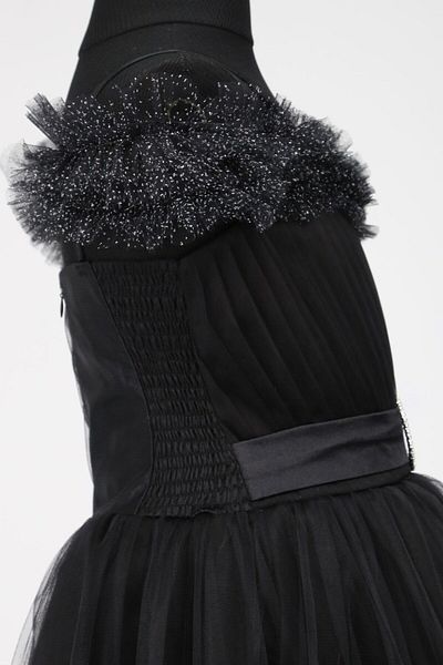 SIRRI Puffy Evening Dress with Sweep Train for Girls Ages 5-12