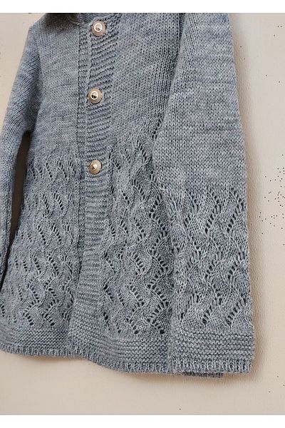 SİNAY TRİKO Girl's Knitwear Buttoned Front Cardigan