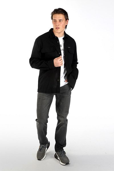 Lee Cooper Мъжко тъкано яке Newkar, черно