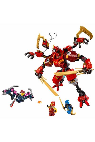 LEGO Kai's Ninja Climbing Robot 71812 - 4 Ninja Minif for Kids Ages 9 and Up