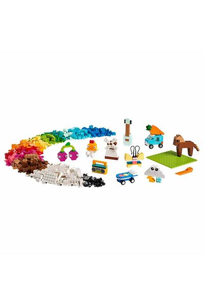 LEGO صندوق البناء الإبداعي الكلاسيكي Cıvıl Cıvıl 11038 - 10 Fa للأطفال من سن 4 سنوات فما فوق