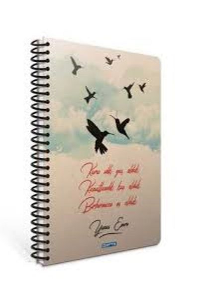 Gıpta 120 Sheets Lined Birds Notebook - 19x26