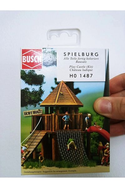 Busch 1:87 Ho 1487 Game Castle Miniature Mini Model (5 X 9 Cm)