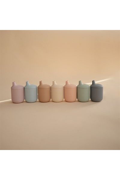 Mushie Silicone Sippy Cup - Natural