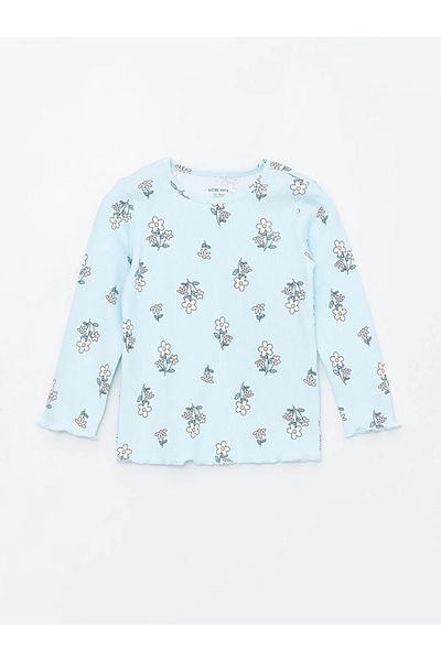 LC Waikiki LCW Baby - Crew Neck Floral Patterned Baby Girl Pajama Set, GSM storE