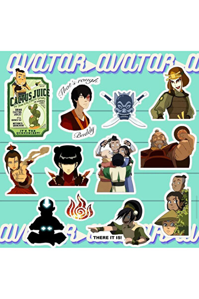 Pufidik Avatar Sticker Seti -2 | Laptop Notebook Telefon Etiket