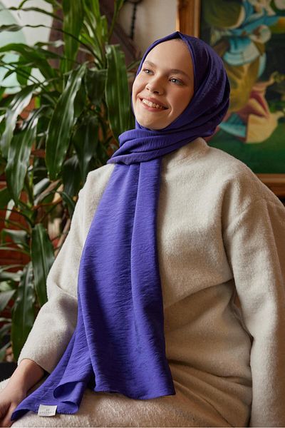 Şalland Silk ayrobin Purple