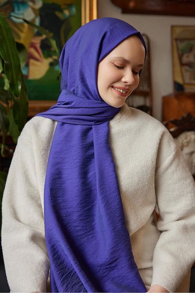 Şalland Silk ayrobin Purple