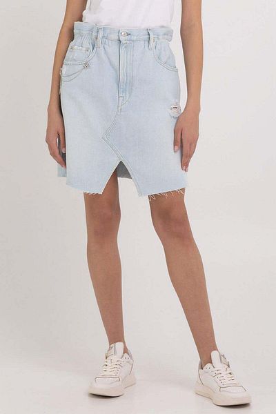 Replay Blue Mini Jean Skirt - 25 Cut