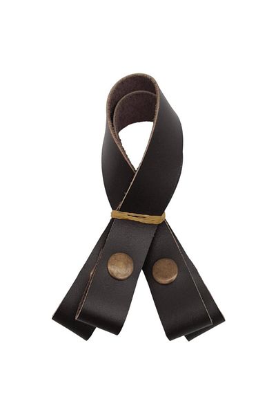 angel çanta aksesuar Αξεσουάρ Angel Bag 30 cm Πραγματικό δέρμα Σκούρο Καφέ Λαβή με κουμπωτό Αντίκα μεταλλικό