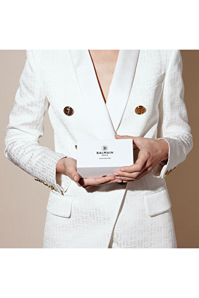 BALMAIN Cellulose Acetate Pince à cheveux Large Black