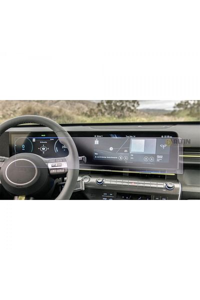 Universal Hyundai New Kona 12.3inch Digital Instrument Navigation compatible Nano Screen Protector