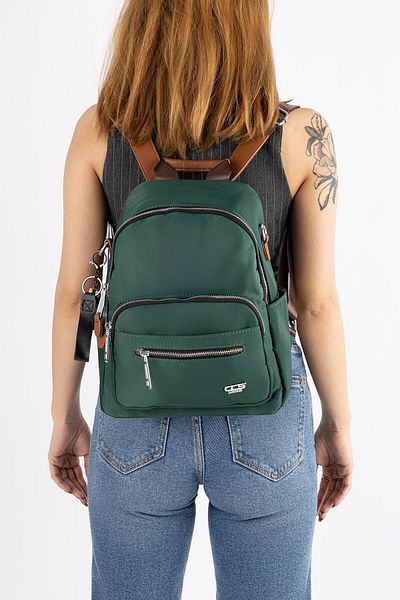 Getcho Rucsac zilnic pentru femei Bizzare, satin, impermeabil, cu fermoar dublu, model de utilizare ocazională