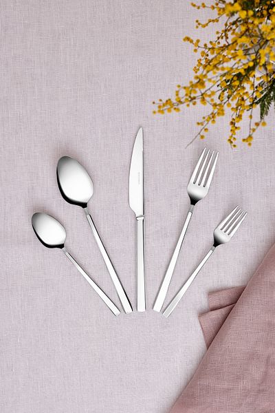 Emsan Aegean 60 Pieces 12 Person Fork Spoon Knife Set Luxury Boxed