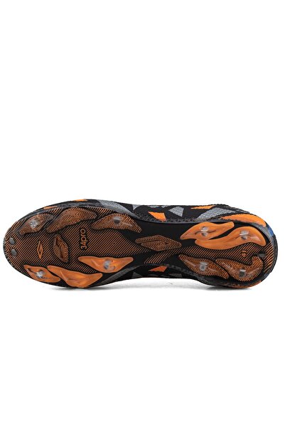 Altın Adım Turf Turf Gear Turf Football Shoes with Ankle Socks New Dugana Football Shoes BLACK - Orange