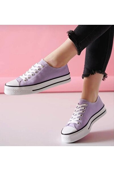 BY İMİS SHOES Kalın Taban Lila Sneaker