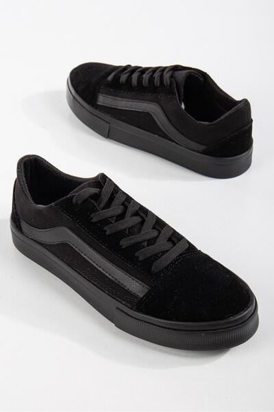 BY İMİS SHOES Unisex Kömür Keten Spor Ayakkabı