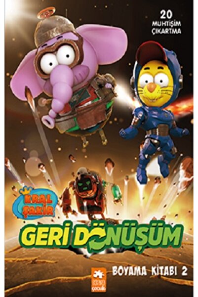 Genel Markalar Kral Şakir Geridönüşüm Boyama Kitabı 2 kitabı - Kolektif - Eks...
